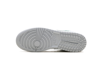 JORDAN 1 MID WHITE PURE PLATINUM PINE GREEN (GS) — Stock