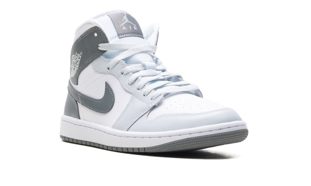 JORDAN 1 MID WHITE SMOKE GREY (WOMEN&