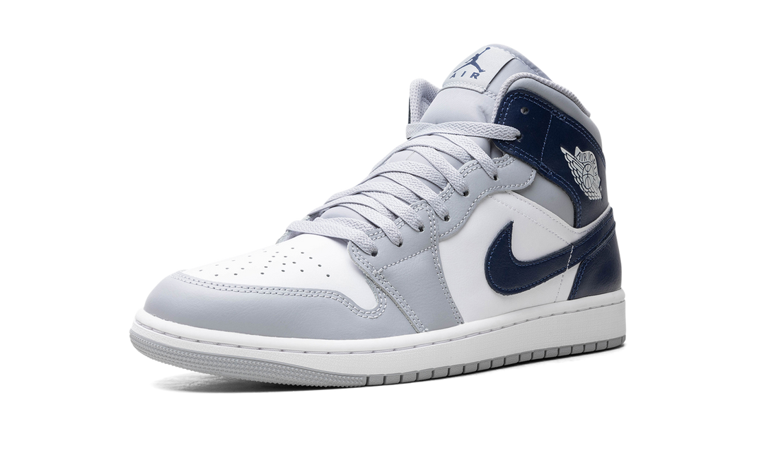 JORDAN 1 MID WOLF GREY MIDNIGHT NAVY