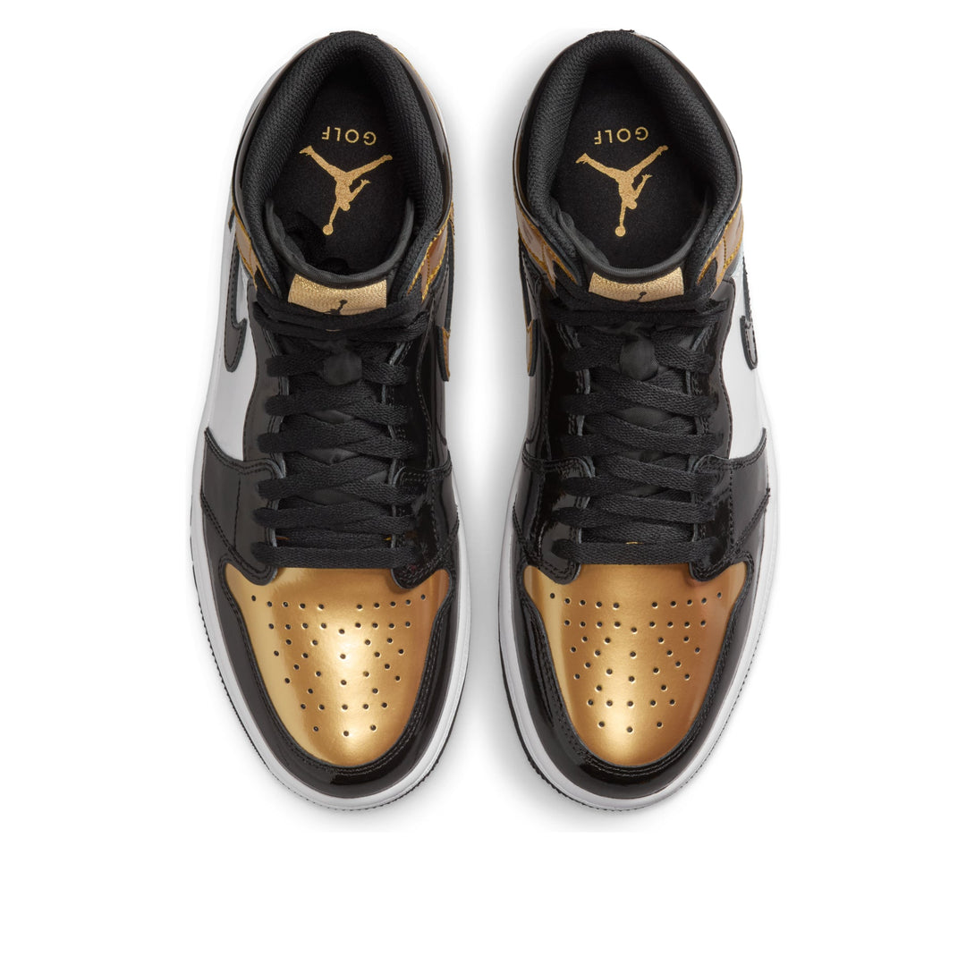 JORDAN 1 RETRO HIGH GOLF PATENT GOLD TOE