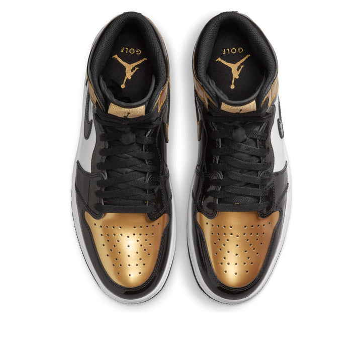 JORDAN 1 RETRO HIGH GOLF PATENT GOLD TOE