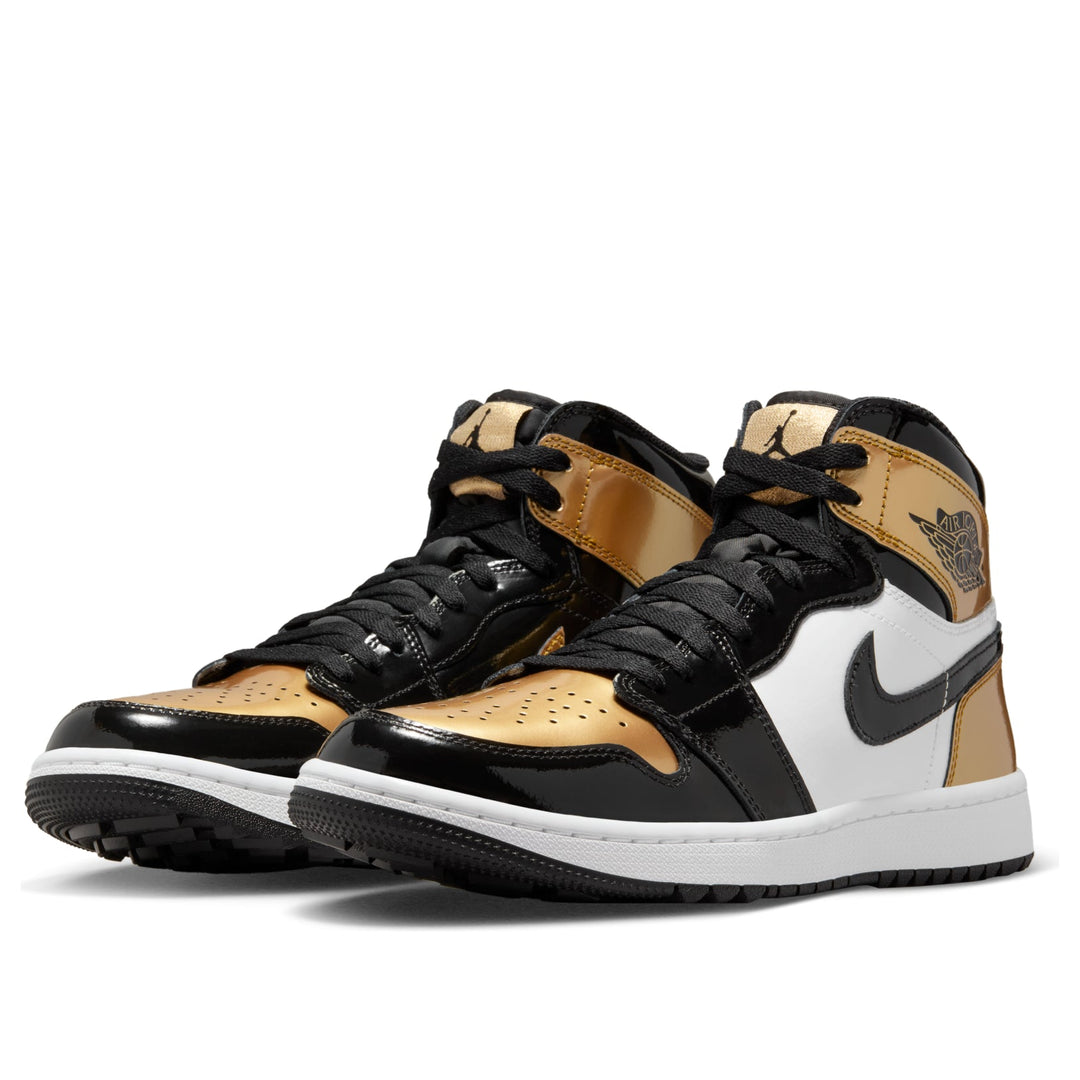 JORDAN 1 RETRO HIGH GOLF PATENT GOLD TOE