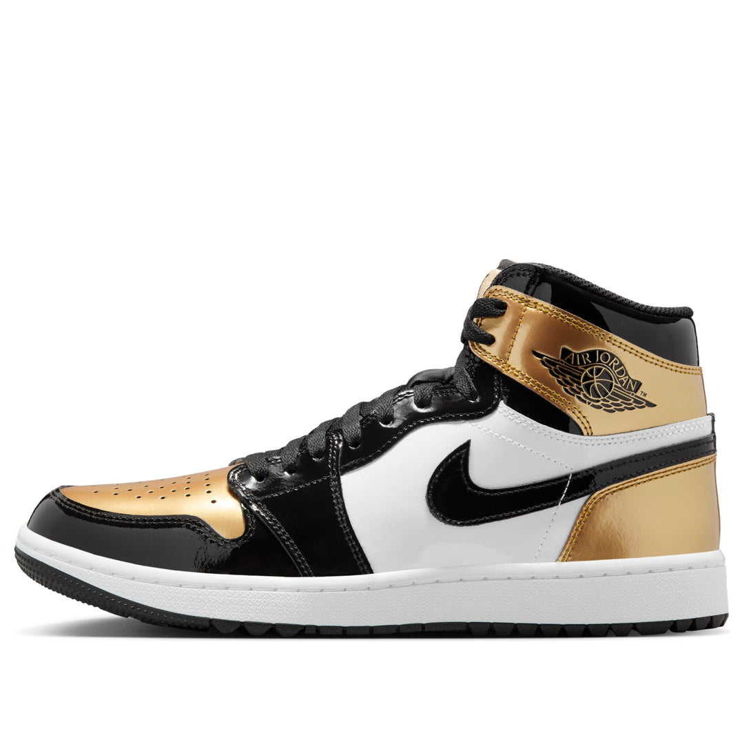 JORDAN 1 RETRO HIGH GOLF PATENT GOLD TOE