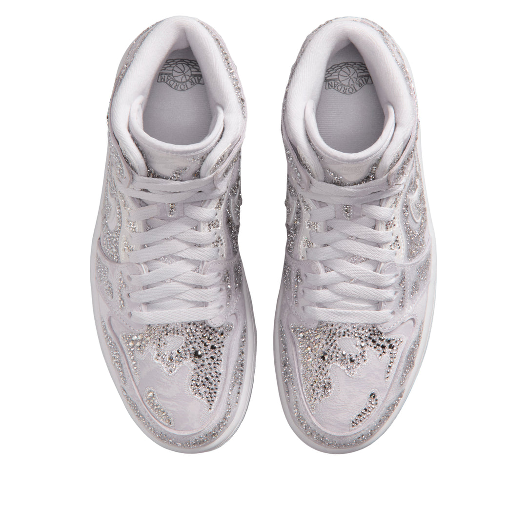 JORDAN 1 RETRO HIGH OG SWAROVSKI VAST GREY (WOMEN&