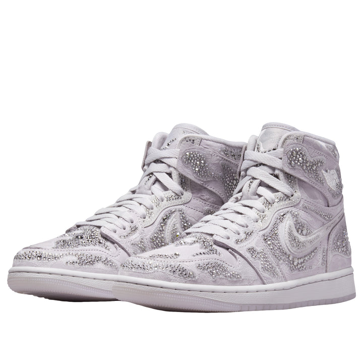 JORDAN 1 RETRO HIGH OG SWAROVSKI VAST GREY (WOMEN&