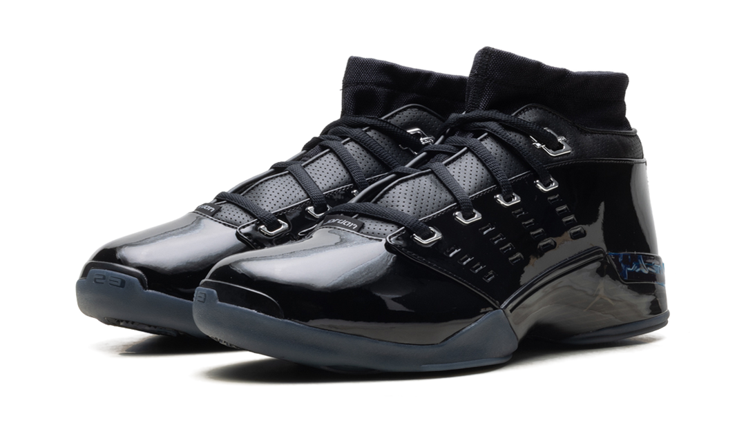 JORDAN 17 LOW BLACK PATENT