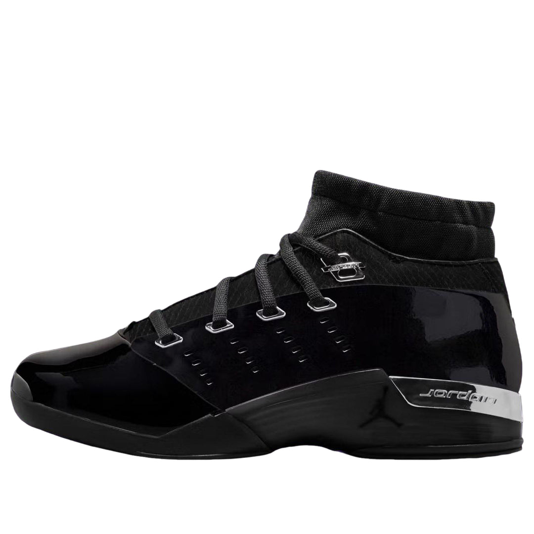 JORDAN 17 LOW BLACK PATENT