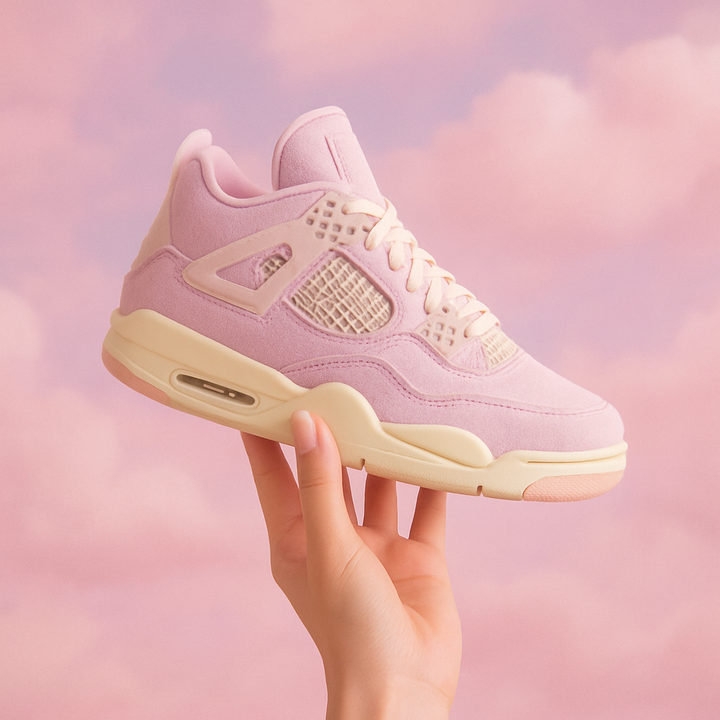 JORDAN 4 RETRO ICED CARMINE (WOMEN&