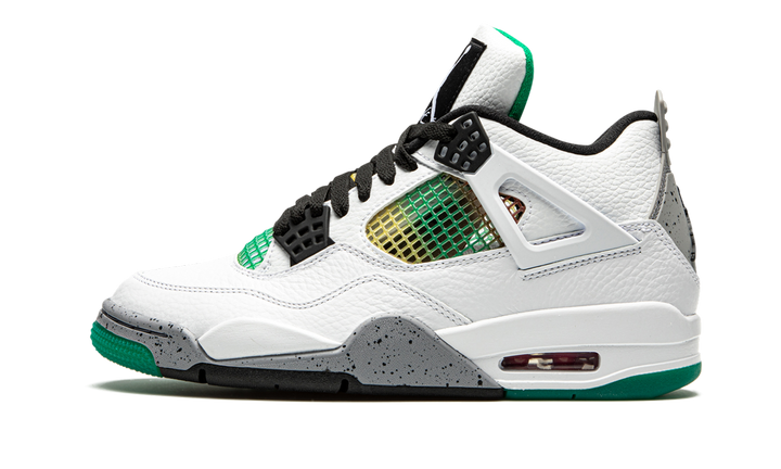 JORDAN 4 RETRO LUCID GREEN RASTA (W)