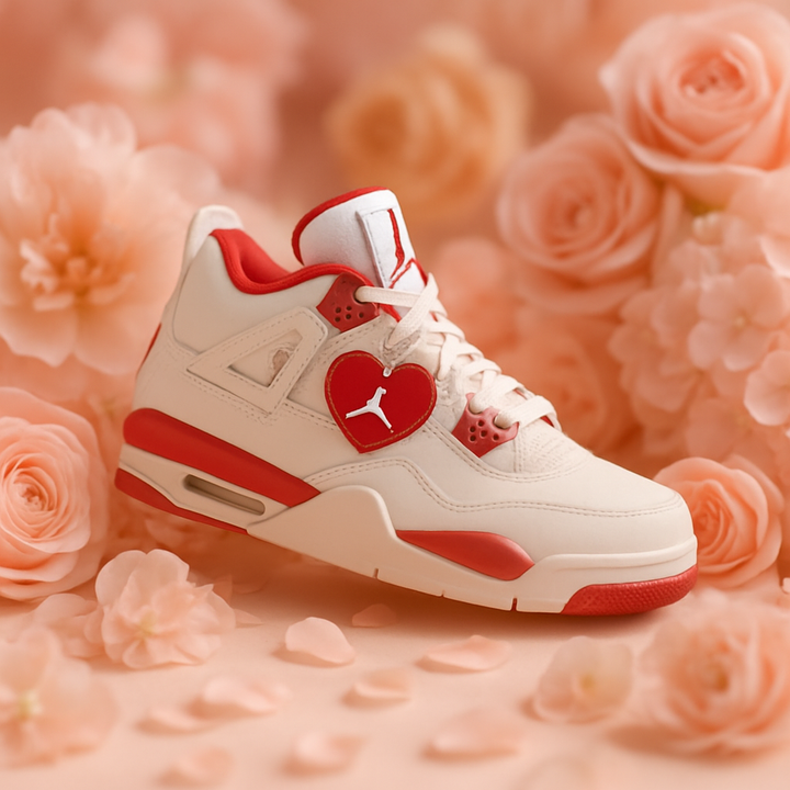 JORDAN 4 RETRO VALENTINE&