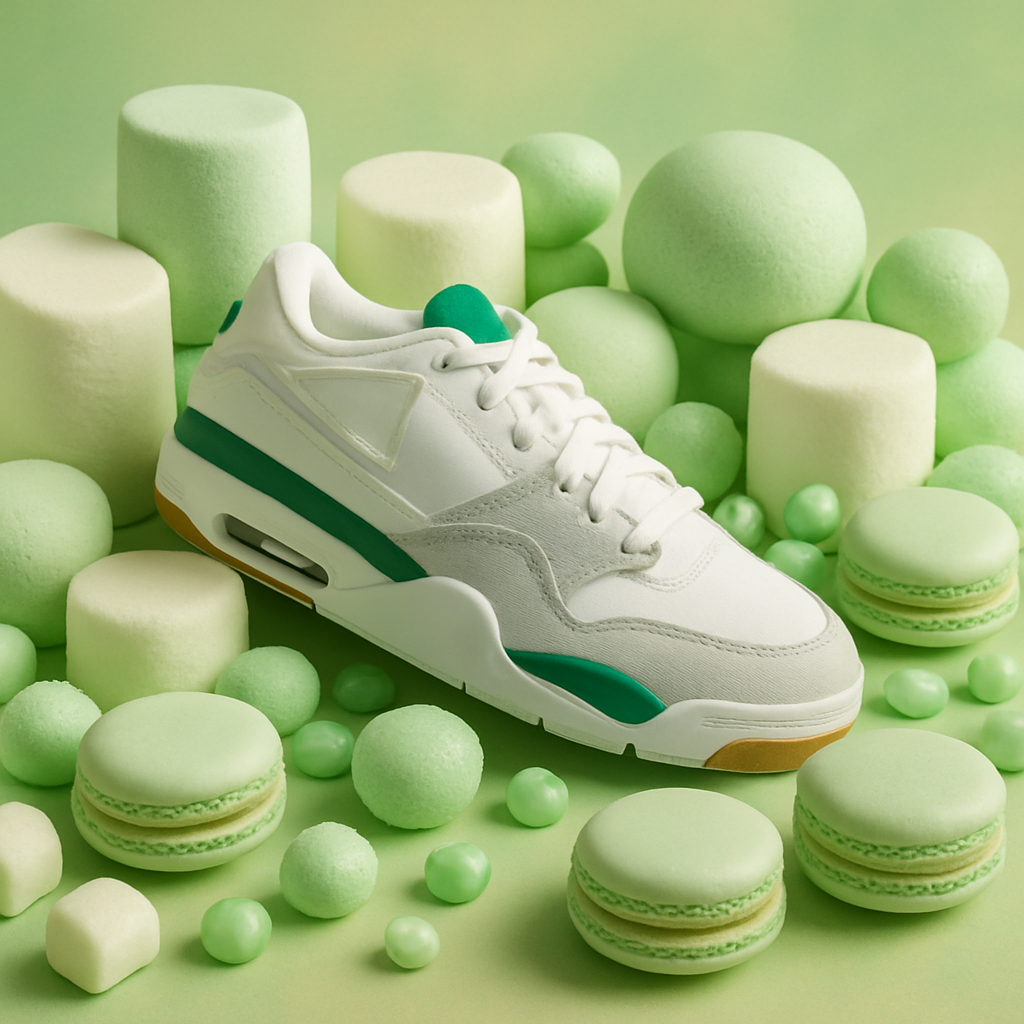 JORDAN 4 RM PINE GREEN