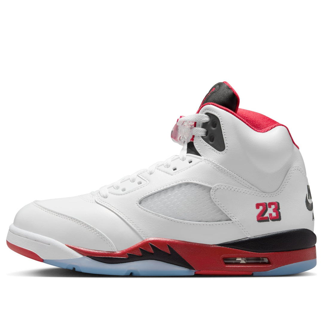 JORDAN 5 RETRO FIRE RED BLACK TONGUE (2025)