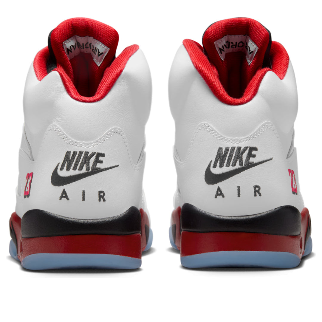 JORDAN 5 RETRO FIRE RED BLACK TONGUE (2025)
