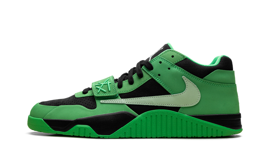 JORDAN CJ1 T-REXX TRAVIS SCOTT GREEN SPARK