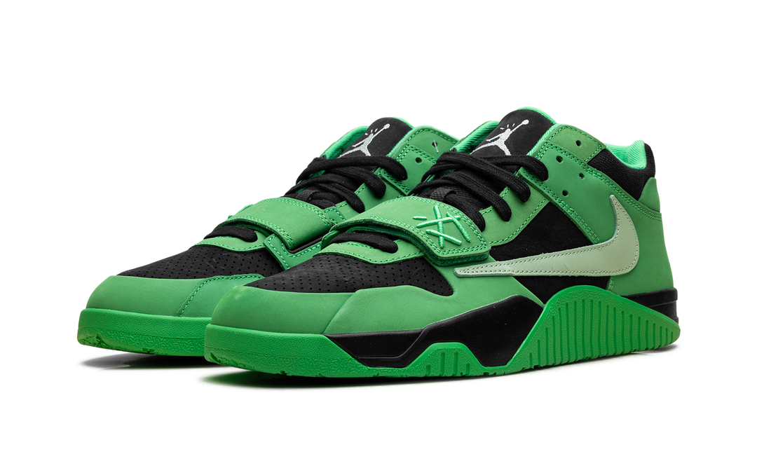 JORDAN CJ1 T-REXX TRAVIS SCOTT GREEN SPARK