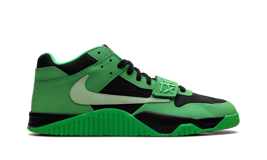 JORDAN CJ1 T-REXX TRAVIS SCOTT GREEN SPARK