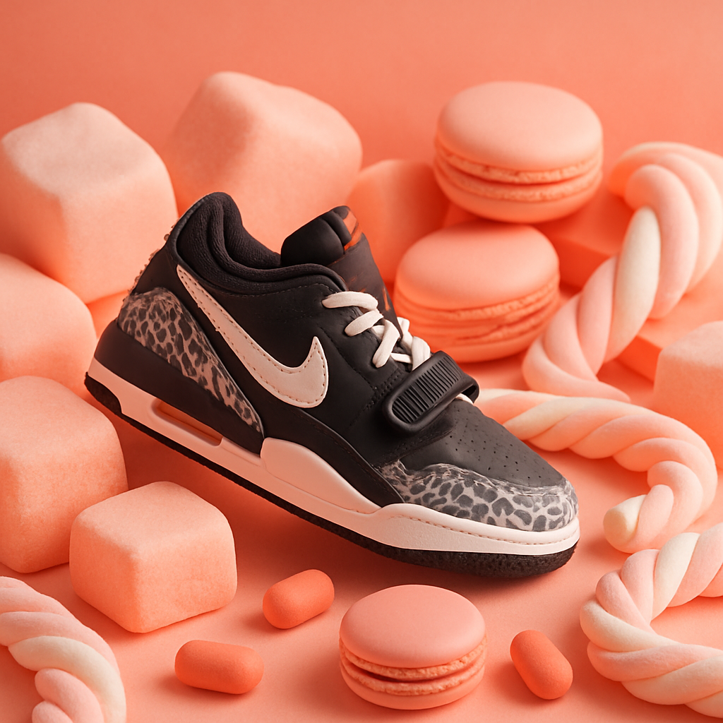 JORDAN LEGACY 312 LOW BLACK WHITE SAFETY ORANGE (GS)