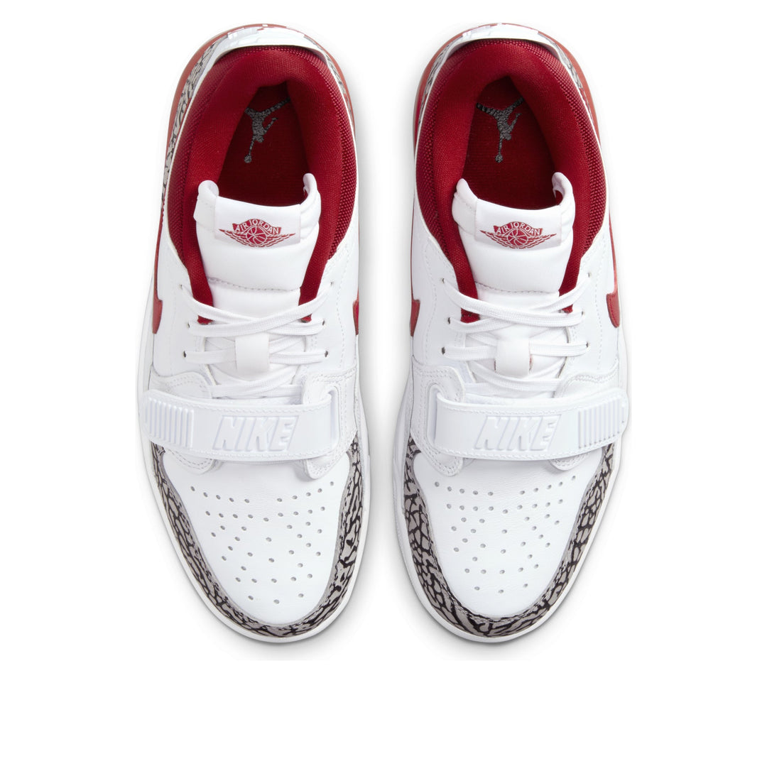 JORDAN LEGACY 312 LOW WHITE CEMENT GYM RED (WOMEN&