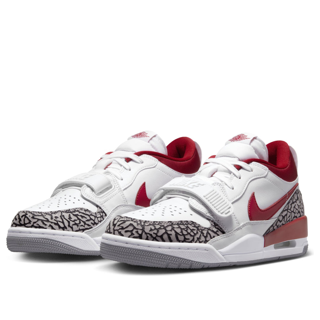 JORDAN LEGACY 312 LOW WHITE CEMENT GYM RED (WOMEN&