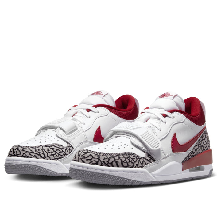 JORDAN LEGACY 312 LOW WHITE CEMENT GYM RED (WOMEN&