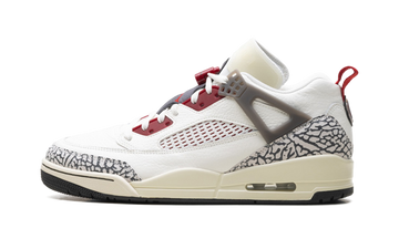 JORDAN SPIZIKE LOW SAIL ANTHRACITE COCONUT MILK VARSITY RED — Stock