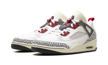 JORDAN SPIZIKE LOW SAIL ANTHRACITE COCONUT MILK VARSITY RED — Stock