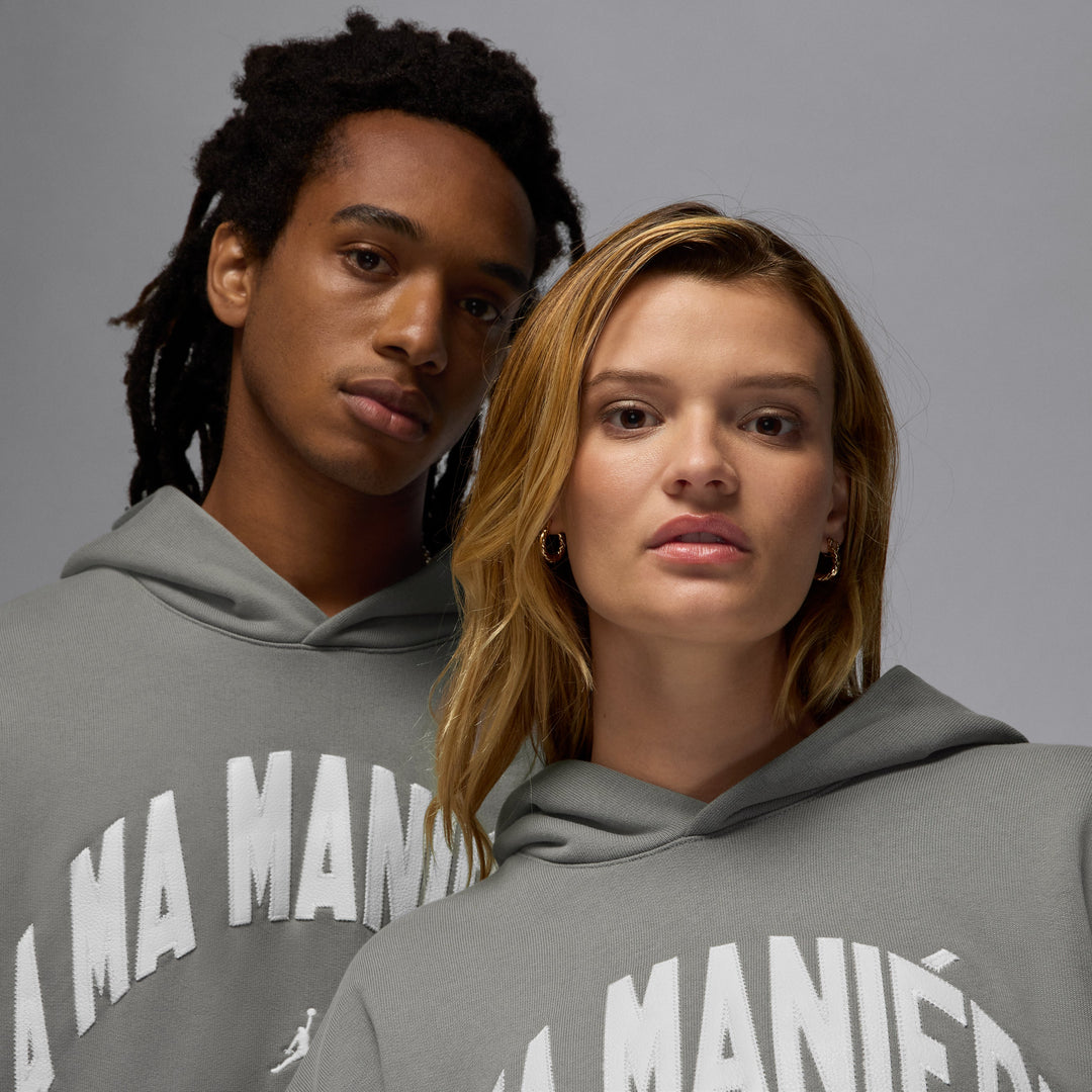 JORDAN X A MA MANIERE HOODIE FLAT PEWTER