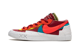 KAWS X SACAI X NIKE BLAZER LOW RED MULTI
