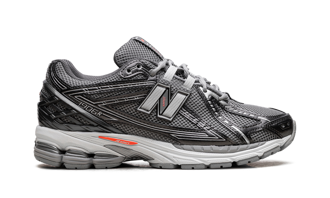 NEW BALANCE 1906R BLACK METALLIC URGENT RED SLATE — Stock 