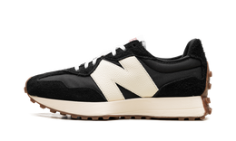 NEW BALANCE 327 BLACK WHITE GUM WOMENS