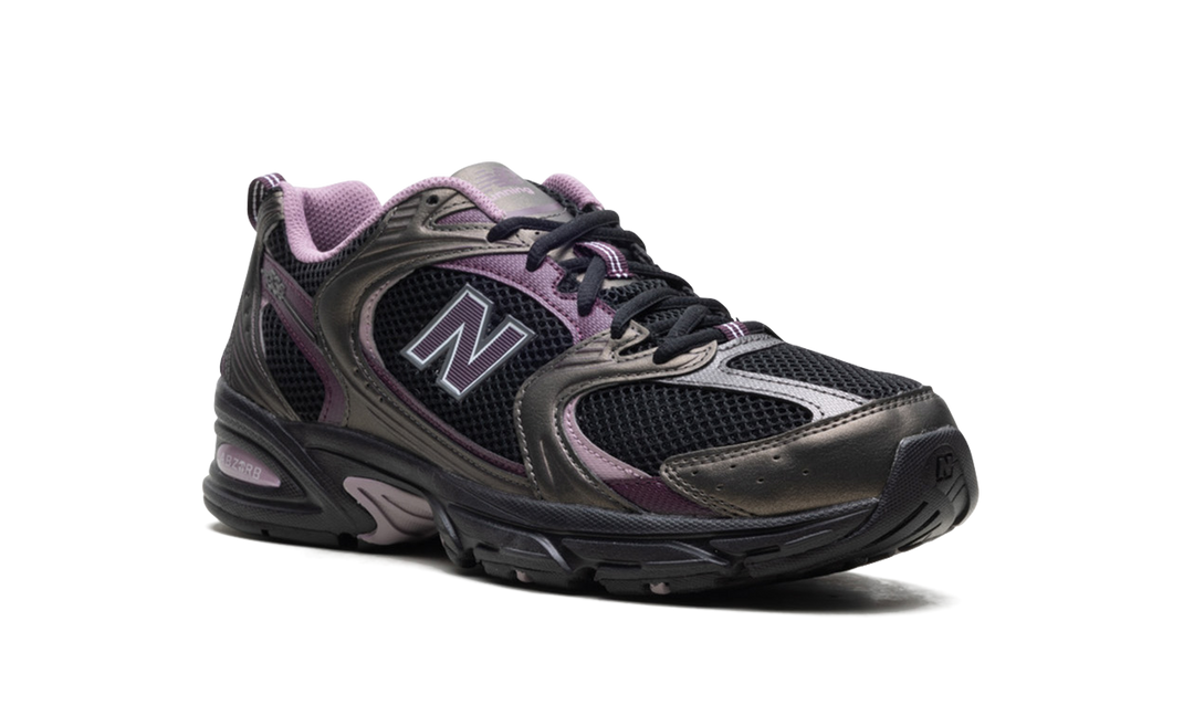 NEW BALANCE 530 BLACK METALLIC PLUM BROWN