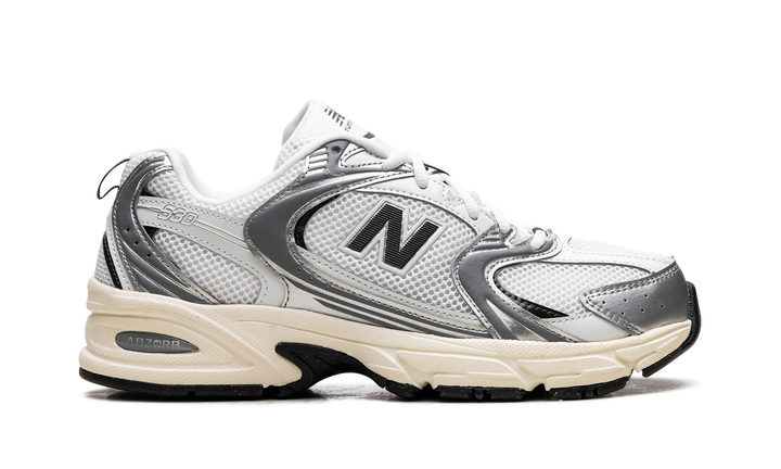 NEW BALANCE 530 SILVER METALLIC BLACK CEMENT — Stock 
