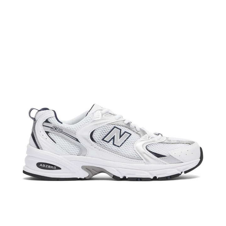 NEW BALANCE 530 WHITE SILVER NAVY — Stock 