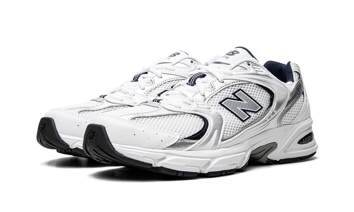 NEW BALANCE 530 WHITE SILVER NAVY — Stock 
