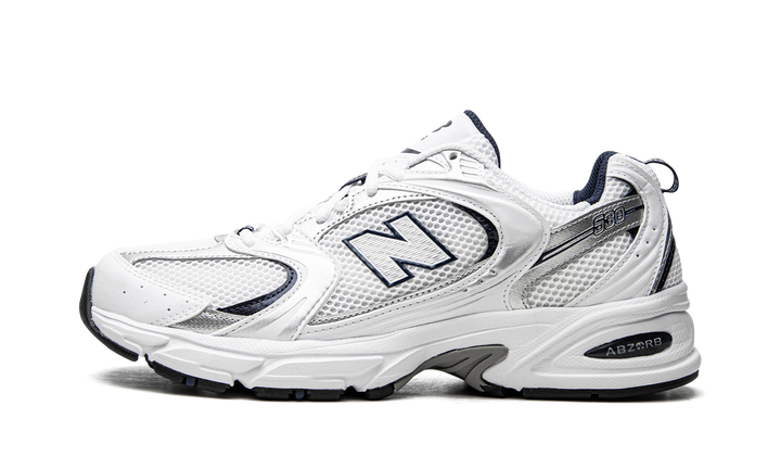 NEW BALANCE 530 WHITE SILVER NAVY — Stock 