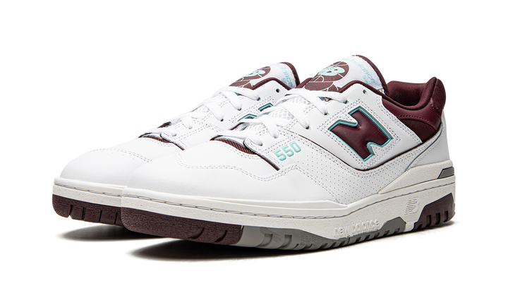 NEW BALANCE 550 BURGUNDY CYAN