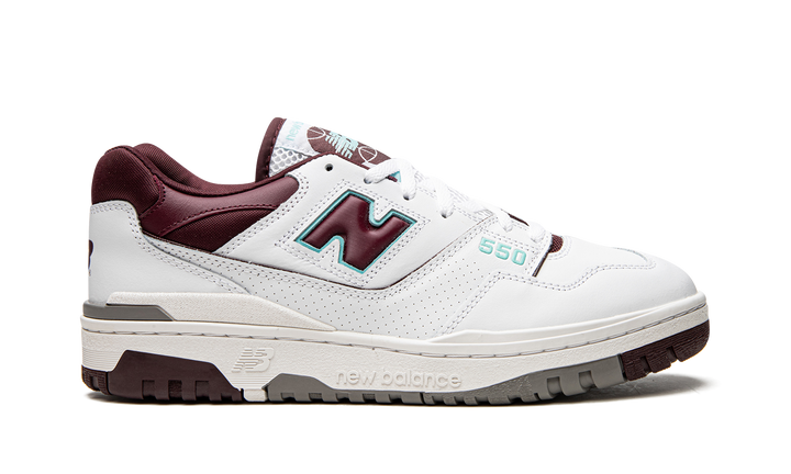 NEW BALANCE 550 BURGUNDY CYAN