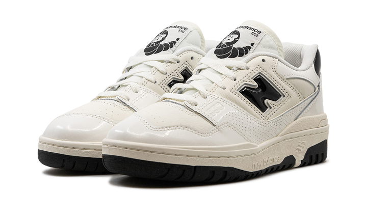 NEW BALANCE 550 SEA SALT BLACK PATENT