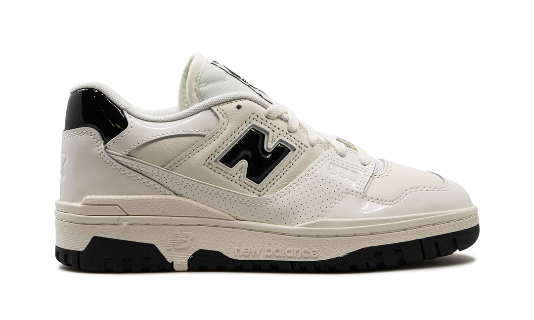 NEW BALANCE 550 SEA SALT BLACK PATENT