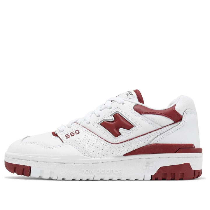 NEW BALANCE 550 WHITE BRICK RED WOMENS
