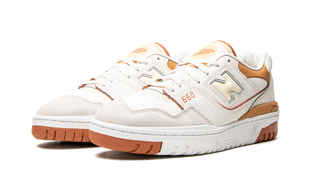 NEW BALANCE 550 WHITE BROWN WOMENS