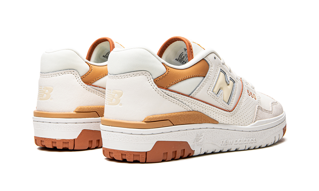 NEW BALANCE 550 WHITE BROWN WOMENS