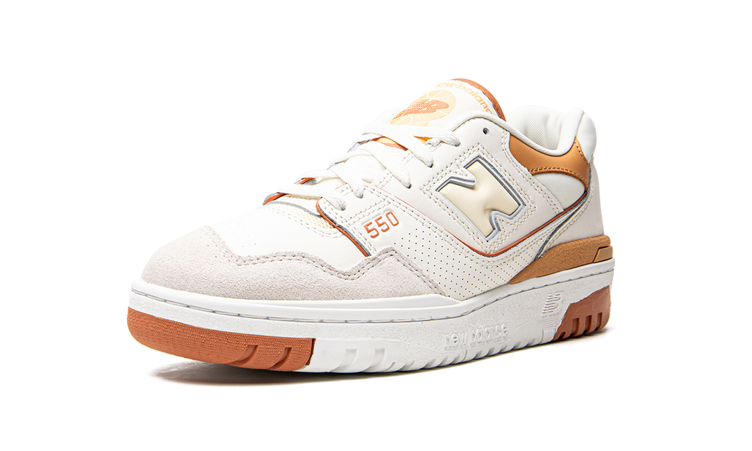 NEW BALANCE 550 WHITE BROWN WOMENS