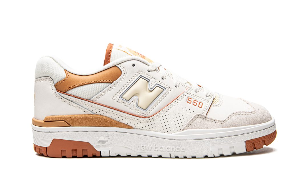 NEW BALANCE 550 WHITE BROWN WOMENS