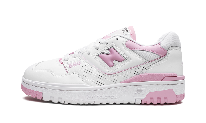 NEW BALANCE 550 WHITE BUBBLEGUM PINK WOMENS
