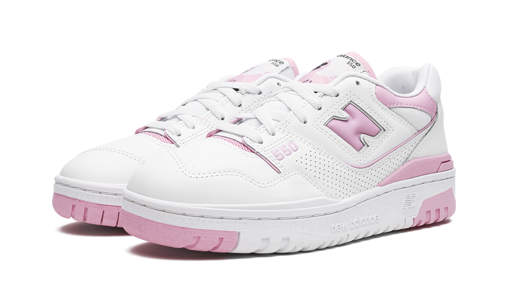 NEW BALANCE 550 WHITE BUBBLEGUM PINK WOMENS