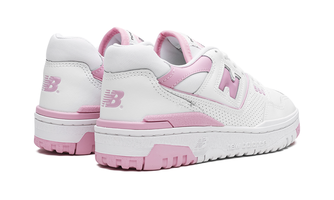 NEW BALANCE 550 WHITE BUBBLEGUM PINK WOMENS