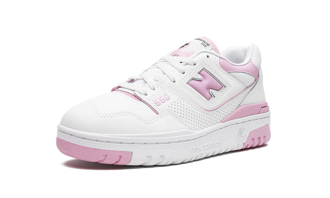 NEW BALANCE 550 WHITE BUBBLEGUM PINK WOMENS