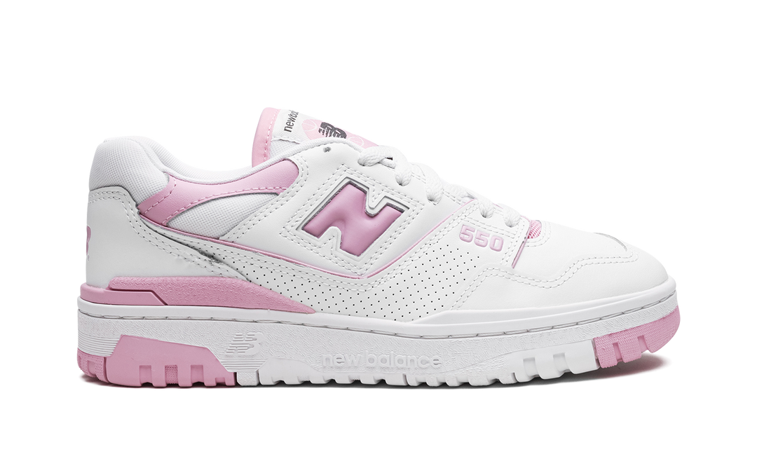NEW BALANCE 550 WHITE BUBBLEGUM PINK WOMENS