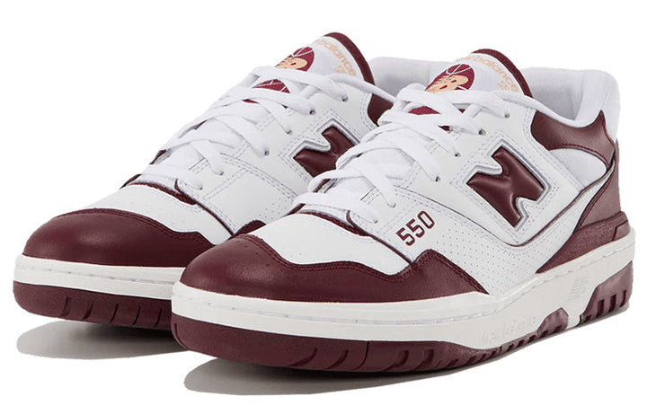 NEW BALANCE 550 WHITE BURGUNDY